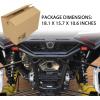 imageSAUTVS Rear PreRunner Bumper for CanAm Maverick R Combined Black Rear Brush Guard Protector Heavy Duty Rear Bumper for Can Am Maverick R MAX X RS 2024 Models Accessories Replace 715007172