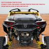 imageSAUTVS Rear PreRunner Bumper for CanAm Maverick R Combined Black Rear Brush Guard Protector Heavy Duty Rear Bumper for Can Am Maverick R MAX X RS 2024 Models Accessories Replace 715007172