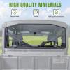 imageSAUTVS Rear Windshield for Can Am Defender Heavy Duty Full Back Window Shield Rear Panel for CanAm Defender HD5 HD7 HD8 HD9 HD10 Max 20162025 Accessories