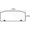 imageSAUTVS Rear Windshield for Can Am Defender Heavy Duty Full Back Window Shield Rear Panel for CanAm Defender HD5 HD7 HD8 HD9 HD10 Max 20162025 Accessories