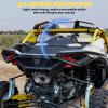 imageSAUTVS Rear Windshield for CanAm Maverick R 2024 2025 Back Full Windscreen Clear Lightly Durable PC Window for Can Am Maverick R MAX X RS 2024 2025 All Models Accessories