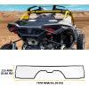 imageSAUTVS Rear Windshield for CanAm Maverick R 2024 2025 Back Full Windscreen Clear Lightly Durable PC Window for Can Am Maverick R MAX X RS 2024 2025 All Models Accessories