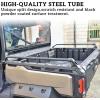 imageSAUTVS TPE Cargo Bed Mat Liner ampamp Cargo Bed Rails Kit for Can Am Defender HD5  HD8  HD10  MAX