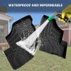 imageSAUTVS TPE Front Row Floor Liners Floor Mats for Can Am CommanderMaverick 20122020 Accessories All Weather Protection Slush Mats