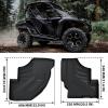 imageSAUTVS TPE Front Row Floor Liners Floor Mats for Can Am CommanderMaverick 20122020 Accessories All Weather Protection Slush Mats