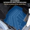 imageSAUTVS TPE Front Row Floor Liners Floor Mats for Can Am CommanderMaverick 20122020 Accessories All Weather Protection Slush Mats