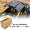 imageSAUTVS UTV Cold Air Roof Scoop Kit for CanAm Maverick R Black Waterproof Dustproof Cold Air Roof Scoop for Can Am Maverick R X RS 2024 Models Accessories Replace 715008280