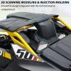 imageSAUTVS UTV Cold Air Roof Scoop Kit for CanAm Maverick R Black Waterproof Dustproof Cold Air Roof Scoop for Can Am Maverick R X RS 2024 Models Accessories Replace 715008280