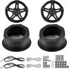 imageSAUTVS UTV One Pair Roof Speakers Pods Waterproof Dustproof Universal 65quot Overhead Speakers Panels Enclosures Holder for CanAmPolarisKawasakiHondaYamaha Accessories