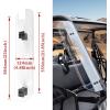 imageSAUTVS UTV Side Wind Deflectors for CanAm Maverick Defender Air Deflectors Windshield Deflector Kit for Polaris Ranger XP 1000 900 570 General 1000 CanAm Defender Maverick Trail Accessories 2PCS