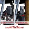 imageSAUTVS UTV Wider ProFit Side Mirrors 47quotL x 84quotH Unobstructed View with Upgraded Extension Clamp for Polaris Ranger XP 1000 900 570 General 1000 CanAm Defender Accessories