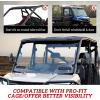 imageSAUTVS UTV Wider ProFit Side Mirrors 47quotL x 84quotH Unobstructed View with Upgraded Extension Clamp for Polaris Ranger XP 1000 900 570 General 1000 CanAm Defender Accessories