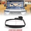 imageSAUTVS UTV Wider ProFit Side Mirrors 47quotL x 84quotH Unobstructed View with Upgraded Extension Clamp for Polaris Ranger XP 1000 900 570 General 1000 CanAm Defender Accessories