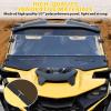 imageSAUTVS Vented Front Full Windshield for CanAm Maverick R Hard Coated Poly Vented Front Full Windshield Windscreen Window for Can Am Maverick R MAX X RS 2024 Models Accessories