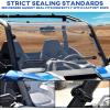 imageSAUTVS Vented Full Front Windshield for CanAm Commander Clear Dustproof Durable Hard Coat Poly Vented Front Full Windshield for Can Am Commander ampamp MAX 20212025 Accessories