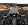 imageSAUTVS Wider Adventure Adjustable Windshield for CanAm Ryker New Upgrade XXL Adjustable Front Translucent Clear Hard Coated Wind shield for Can Am Ryker All Models Accessories Replace 219401032