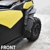 imageSAUTVS Wider Fender Flares Kit for Maverick Trail Sport Extended Front ampamp Rear Mud Flaps Mud Guards for Can Am Maverick Trail Sport Max 20182025 Accessories 6PCS Replace 715004958715004959