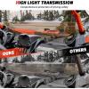 imageSAUTVS X3 Dark Tinted Half Windshield Poly Vented Mid Windscreen Window for CanAm Maverick X3 XRS XDS Turbo R Max 20172025 Accessories