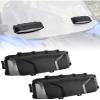 imageSAUTVS 2PCS UTV Windshield Vents Self Install Kit Windscreen Ventilation Defrost Defog for Hard Coated Polycarbonate Windshield Compatible with CanAmPolarisKawasakiHondaYamaha Accessories