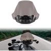 imageSAUTVS Dark Tinted Wider Adventure Adjustable Windshield for Ryker XXL Front Tinted Dustproof Durable Hard Coated Windshield for Can Am Ryker All Models Accessories Replace 219401032