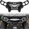 imageSAUTVS Front Fascia for CanAm Outlander 650 850 1000 Black Combination Front Facia Kit Front Brush Guard Bumper for Can Am Outlander 570 650 800 850 1000 20122022 Accessories Replace 705012822