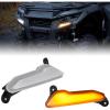 imageSAUTVS LED Front Bumper Lights for CanAm Outlander 500 700 PRO 2325 Front Fascia Accent Auxiliary Lamp DRL Sequential Turn Signal Light for Can Am Outlander 500 700 PRO 2023 2024 2025 Accessories