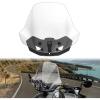 imageSAUTVS Wider Adventure Adjustable Windshield for CanAm Ryker New Upgrade XXL Adjustable Front Translucent Clear Hard Coated Wind shield for Can Am Ryker All Models Accessories Replace 219401032