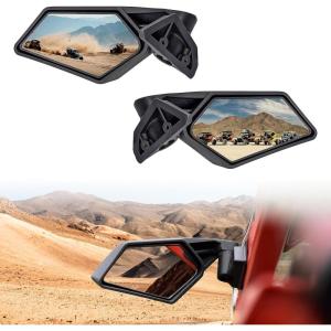 imageSAUTVS Adjustable Folding Side Mirrors for CanAm Maverick X3 Rear View Racing Mirrors for Can Am Maverick X3 20172025 Accessories 2PCS 715002898