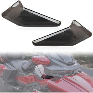 imageSAUTVS Adjustable Side Air Deflectors for Can Am Spyder RT 2025 Side Windshields Wind Deflectors Wings Windscreens for CanAm Spyder RT 20202025 Accessories 2PCS Replace 219401040