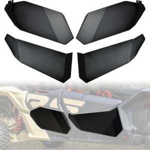imageSAUTVS Aluminum Lower Door Panels for Can Am Maverick X3 Max Aluminum Lower Half Door Inserts for CanAm Maverick X3 Max XRS XDS 20172025 Accessories4 Doors Front ampamp Rear