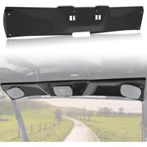 imageSAUTVS Defender Front Roof Liner Front Overhead Roof Liner Speaker Pods System for CanAm DefenderMax HD8 HD10 Accessories Replace 7150030981PCS