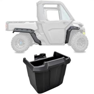 imageSAUTVS Extended Fender Flares ampamp Center UnderSeat Storage Bin Kit for CanAm Defender HD 5810MAX
