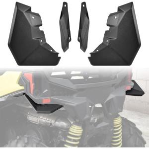 imageSAUTVS Fender Flare Rear Extensions for Maverick Trail Sport Waterproof Extended Mud Flaps Kit for Can Am Maverick Trail Sport Accessories 4PCS Replace 715004404