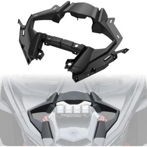 imageSAUTVS Front Central Hood Fender for CanAm Maverick X3 Black Front Fender Kit for Can Am Maverick X3 Max Turbo R RR 20172025 Accessories Replace 705010671 705014684