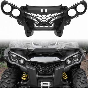 imageSAUTVS Front Fascia for CanAm Outlander 650 850 1000 Black Combination Front Facia Kit Front Brush Guard Bumper for Can Am Outlander 570 650 800 850 1000 20122022 Accessories Replace 705012822