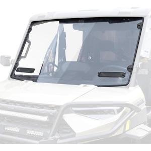 imageSAUTVS Full Windshield for Polaris Ranger XP 1000 Crew Diesel XP 900 20172025 Accessories Clear Dustproof Durable Hard Coat Poly Vented Full Windshield Replace 2883266
