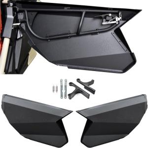 imageSAUTVS Heavy Duty Front Full Metal Doors Panels ampamp Black Powder Coating Door Latches for CanAm Maverick X3 ampamp MAX All Models Accessories