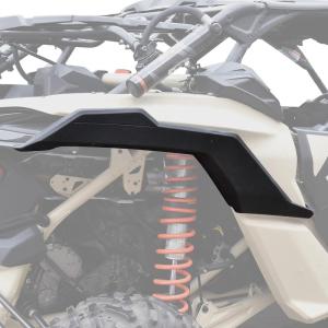 imageSAUTVS Left ampamp Right Fender Deflector for CanAm X3 MAX Black Plastic Rear Fender Deflector Kit for Can Am Maverick X3 XDS XRS MAX Turbo R 20172025 Accessories 2PCS Replace 705009511 705009512
