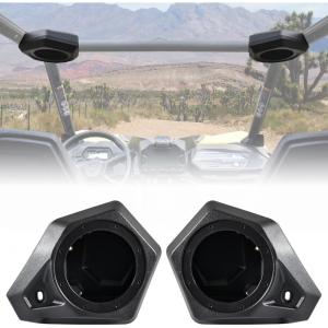 imageSAUTVS One Pair Front Roof 525quot Speakers Pods Waterproof Dustproof Front Roof Speakers Panels Enclosures Holder for CanAm Maverick Trail SportCommander 20182025 Accessories Replace 715003672