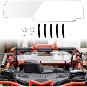 imageSAUTVS Rear Windshield Kit for Maverick X3 Heavy Duty Back Window Shield Rear Panel for Can Am Maverick X3 Models 20172025 Accessories