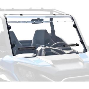 imageSAUTVS Vented Full Front Windshield for CanAm Commander Clear Dustproof Durable Hard Coat Poly Vented Front Full Windshield for Can Am Commander ampamp MAX 20212025 Accessories