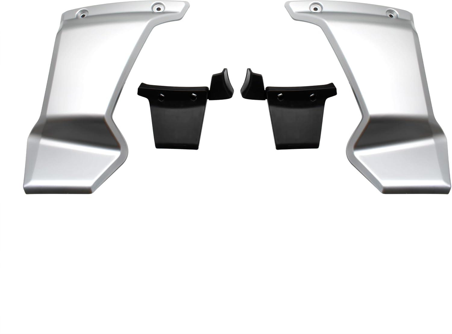 imageSAUTVS Silver Color Front Grill Trims for CanAm Ryker Lower Grill Protector for Can Am Ryker 600 900 Sport ampamp Ryker Rally Edition All Models Accessories Replace OEM 219400947