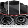 imageSAUTVS 10quot Under Seat Speaker Pod Panel for CanAm Maverick R Waterproof Dustproof Sport Speaker Enclosure Holder with Metal Mount Brackets for Can Am Maverick R MAX X RS 2024 Models Accessories