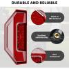 imageSAUTVS 1PCS Taillight for General Red LED Rear Brake Stop Lamp Tail Light for Polaris Ranger 570 Full Size XP 900 RGR GENERAL 1000 20152021 Accessories fit Left ampamp Right Side Replace 2412774