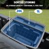 imageSAUTVS 21L UTV Cargo Box for Polaris Ranger 1000 900 570 500 Removable Rear Bed Storage Box for Polaris XP 1000 900 570 500 General 1000 20132025 Accessories
