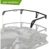 imageSAUTVS 4quot Rear Rack Extender for Polaris Sportsman 850 XP 1000 Rear Cargo Storage Rack Rear Luggage Rack Extender for Polaris Sportsman 850 20172025XP 1000 S 20202025 Accessories Replace 2882023