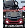 imageSAUTVS APillar LED Pod Lights for Honda Pioneer 10003 10005 10006 20162025 Accessories Front Auxiliary Lights with Mounting Bracket ampamp Wiring Harness Plug and Play 2PCS