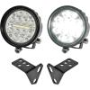 imageSAUTVS APillar LED Pod Lights for Honda Pioneer 10003 10005 10006 20162025 Accessories Front Auxiliary Lights with Mounting Bracket ampamp Wiring Harness Plug and Play 2PCS