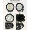imageSAUTVS APillar LED Pod Lights for Honda Pioneer 7002 7004 20142025 Accessories Front Auxiliary Lights with Mounting Bracket ampamp Wiring Harness Plug and Play 2PCS