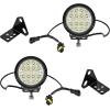 imageSAUTVS APillar LED Pod Lights for Honda Pioneer 7002 7004 20142025 Accessories Front Auxiliary Lights with Mounting Bracket ampamp Wiring Harness Plug and Play 2PCS